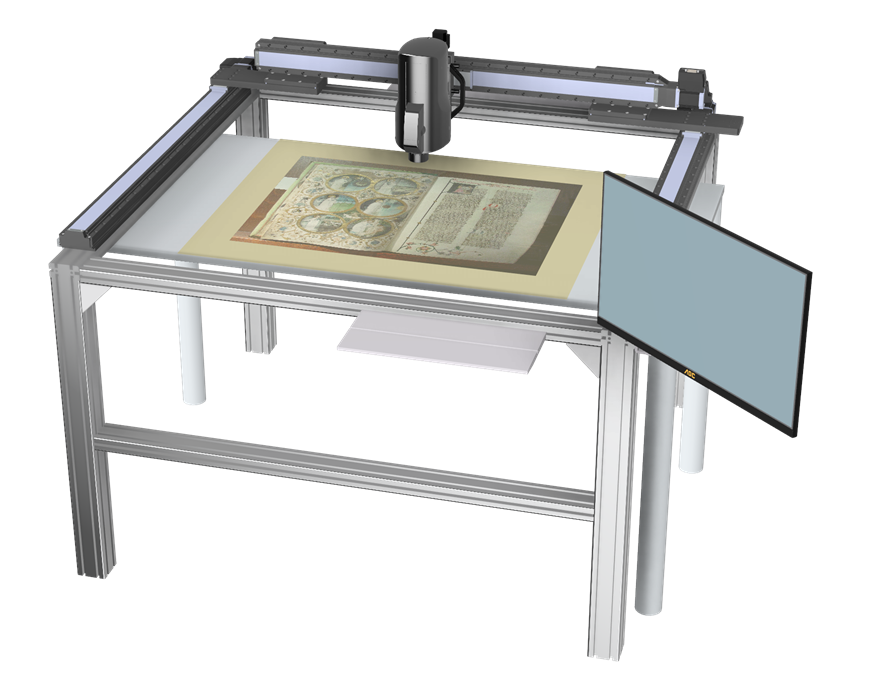 Scanning stand for 3D digital microscope inspection and measurements